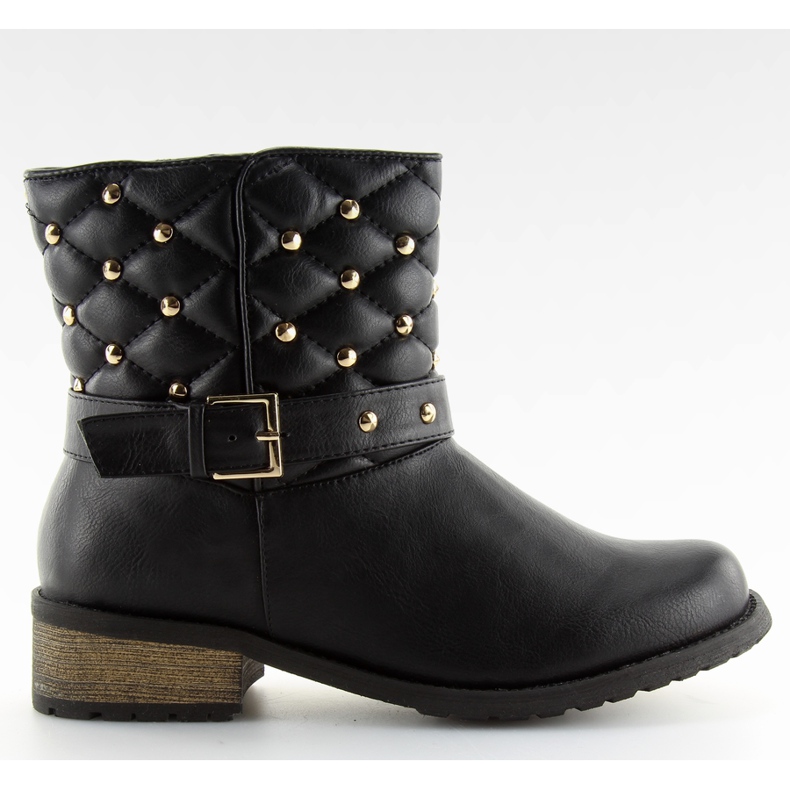 Botas acolchoadas pretas 200-62 Preto