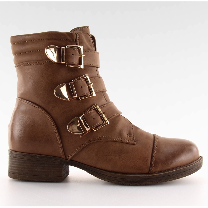 Botas com fivelas 8216 cáqui