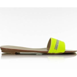 Chinelos de Verão A389 Amarelo