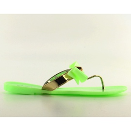 Meliski flip-flops T-9110 verde amarelo Meliski flip-flops T-9110 verde amarelo