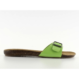 Chinelos com fivela verde IR-283 Chinelos com fivela verde IR-283