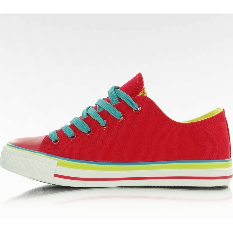 AN1177 tênis de lona vermelho