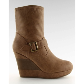 Botas em camadas 888-58 Khaki cáqui Botas em camadas 888-58 Khaki cáqui