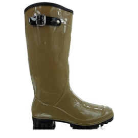 Botas de chuva com fivela 812-1 Bege