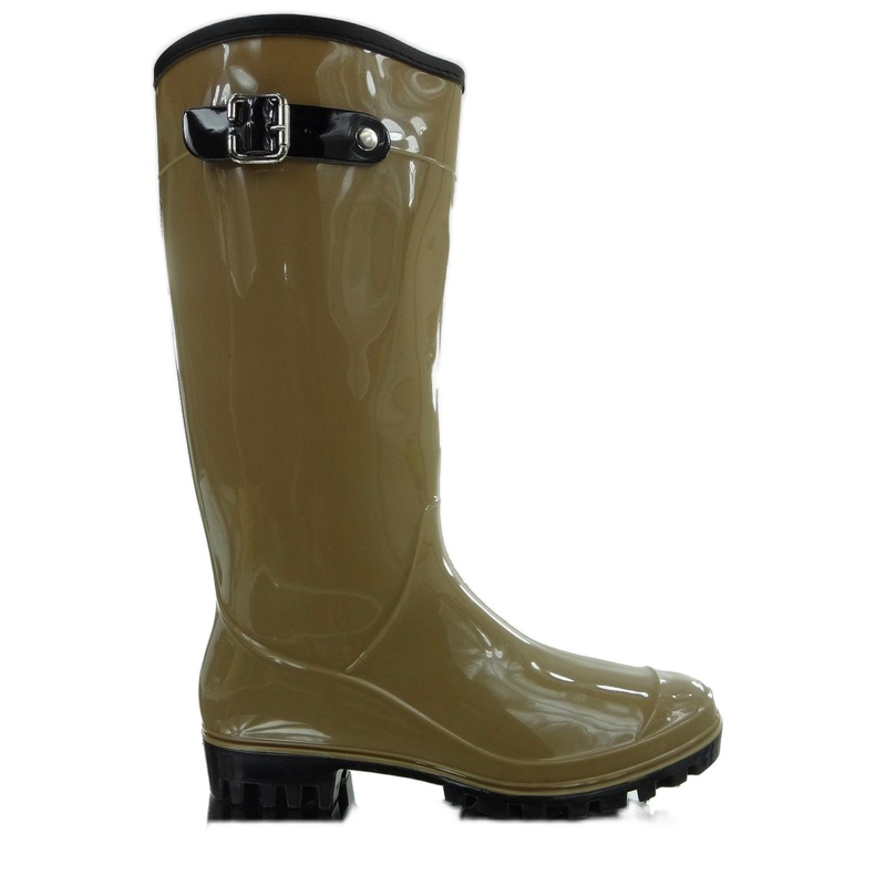 Botas de chuva com fivela 812-1 Bege