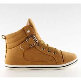 Sapatilhas com fivela de camelo B2013-3 castanho