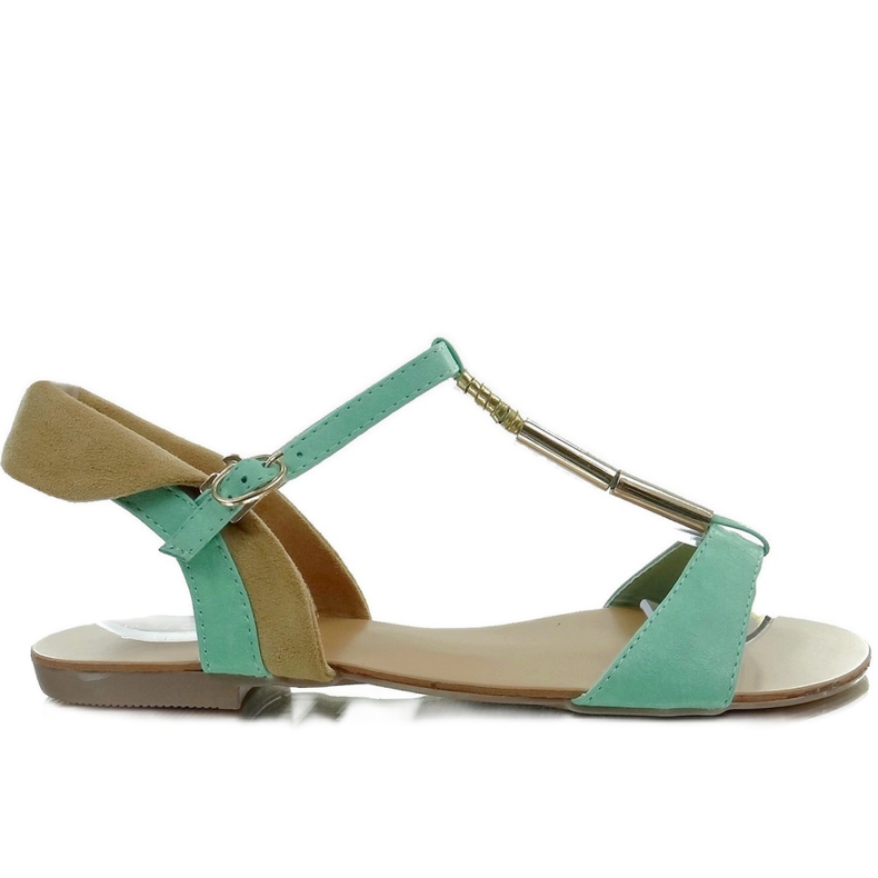 Sandálias delicadas WF-38 menta verde