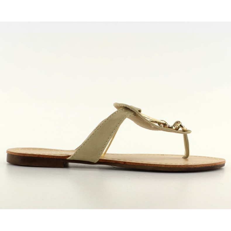 Flip-flops com decoração HC-1 bege