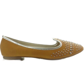 Laufers com tachas W102 camelo castanho Laufers com tachas W102 camelo castanho