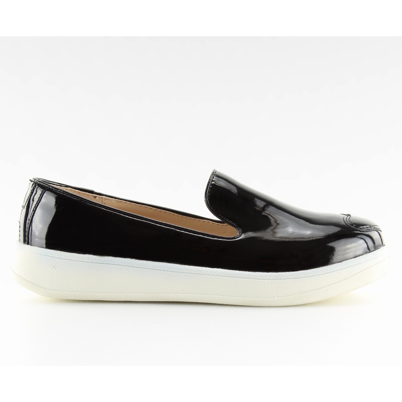 Sapatilhas slip-on lacado preto A917 Preto
