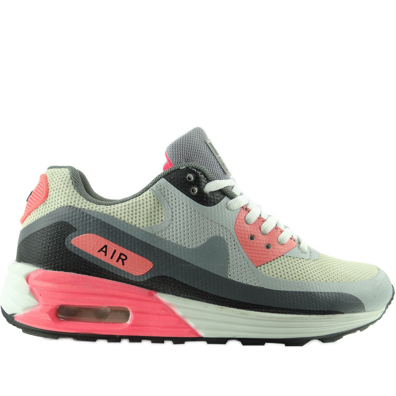 Tênis esportivo Air B306M preto e cinza