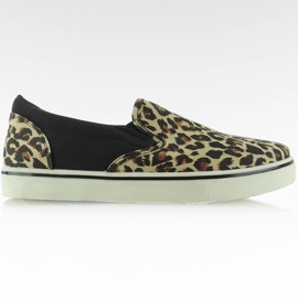 Sapatilhas icônicas slip-on BL51 Leopard / Black preto marrom