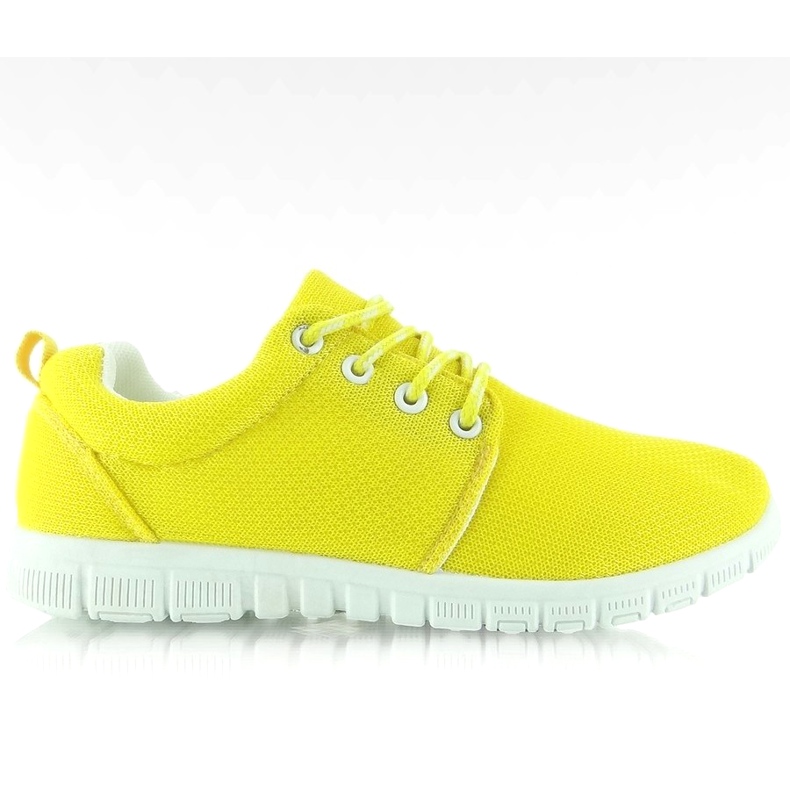 Calçado esportivo perfeito para correr H-08 Amarelo