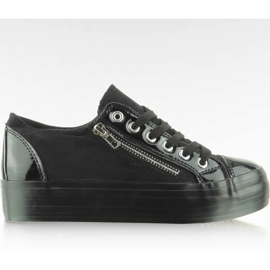 Sapatos com sola alta YDB-27 Preto