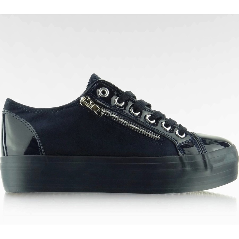 Sapatilhas de sola alta YDB-27 Granat azul marinho