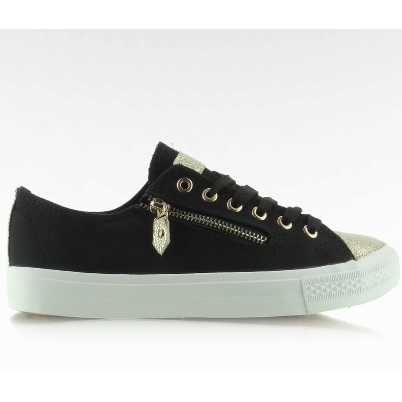 Sapatilhas com dedos de ouro BL28P Preto