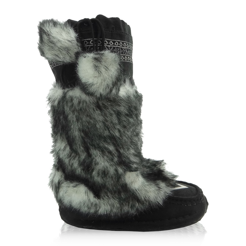 Botas de neve Mulkuki para crianças 58812E preto cinza