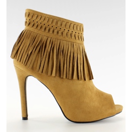 Borlas de dedo aberto 11016 camelo multicolorido