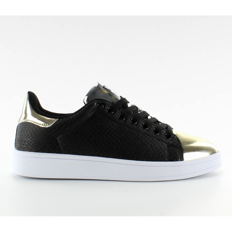 Esporte de espelho sapatos Q56 Black preto