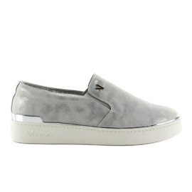Slip-on com acabamento metálico 786 Grey cinza Slip-on com acabamento metálico 786 Grey cinza