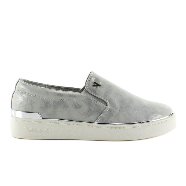 Slip-on com acabamento metálico 786 Grey cinza