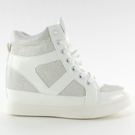 Sapatos com sola alta R-201 Branco