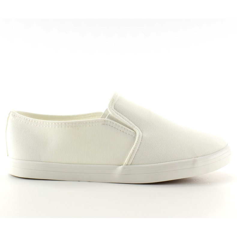 Tênis slip-on de material 1-98 Branco