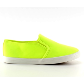 Sapatilhas slip-on material 1-98 Amarelo