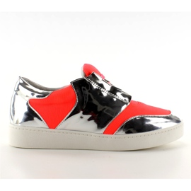 Sapato Neon Mirror Gq2336 Laranja cinza