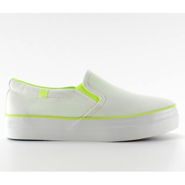 Slipony em sola dupla GF-41 White branco Slipony em sola dupla GF-41 White branco