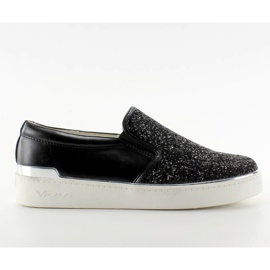 Elegante elegante slipony 788-26 Preto Elegante elegante slipony 788-26 Preto