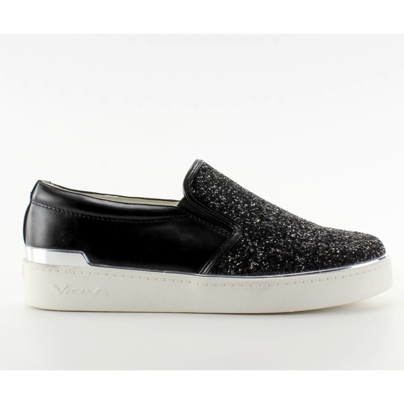 Elegante elegante slipony 788-26 Preto