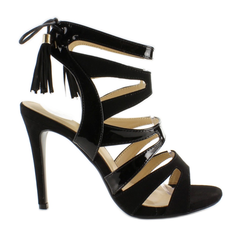 Sandália de salto alto 5009 Preto