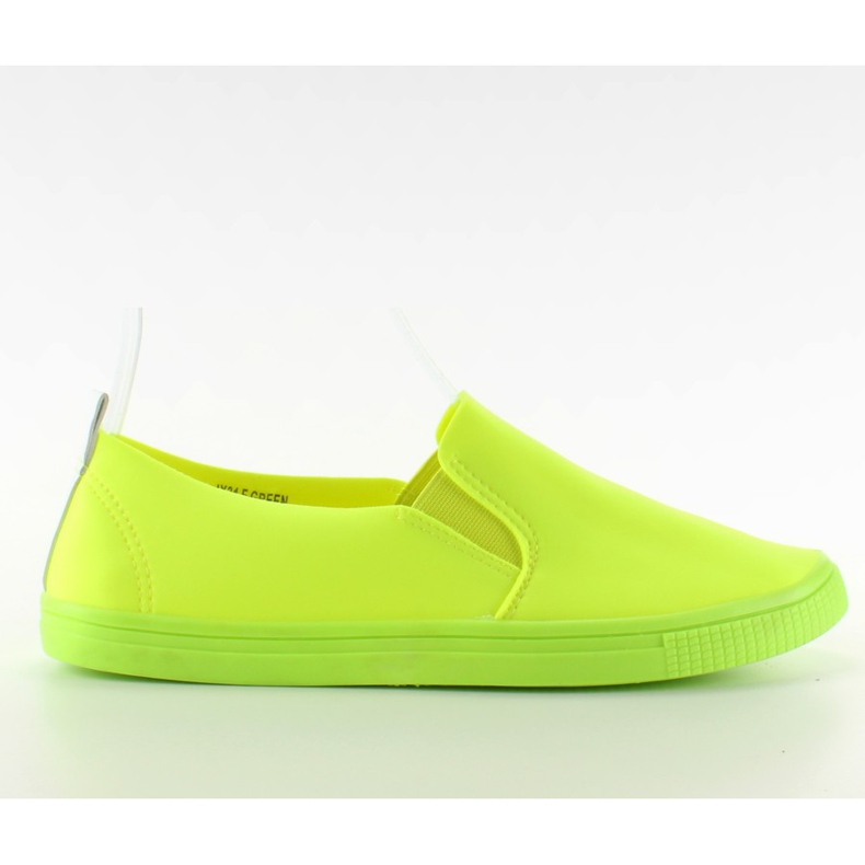 Sapatilhas elegantes slip-on JX31 F. Verde amarelo