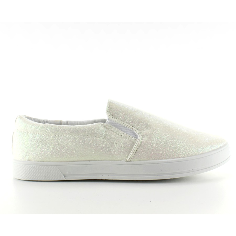 JX35 branco iridescente escorregadio