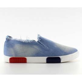 Sapatilhas com sola colorida e colorida BL65 L. Blue azul Sapatilhas com sola colorida e colorida BL65 L. Blue azul