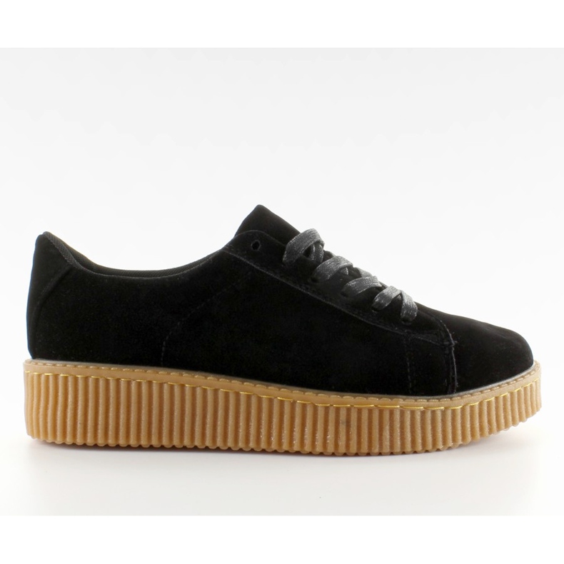 Creepers na sola de borracha preta K-95 preto