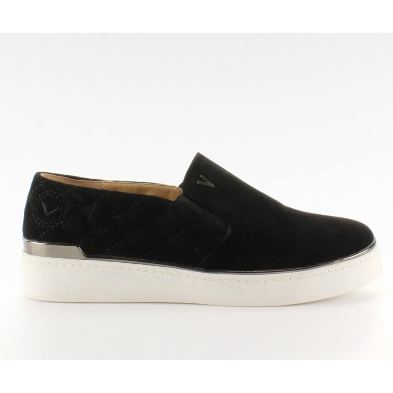 Tênis slip-on de camurça 7103 Preto