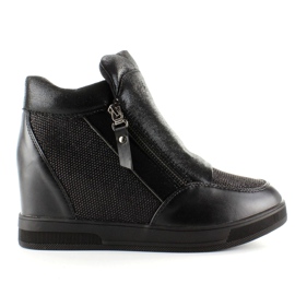 Tênis em uma cunha escondida 2017-1 Preto