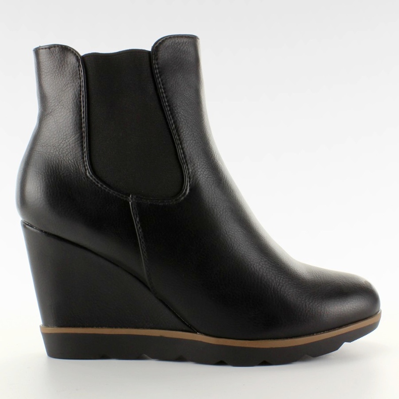 Botas Jodhpur na cunha K-39 Preto
