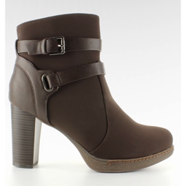 ZH693 Botas castanho mate marrom