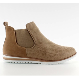 Botas de Jodhpur na sola desportiva R42 Brown marrom