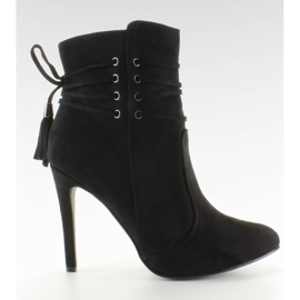 Botas sensuais em salto alto 4074 Preto Botas sensuais em salto alto 4074 Preto