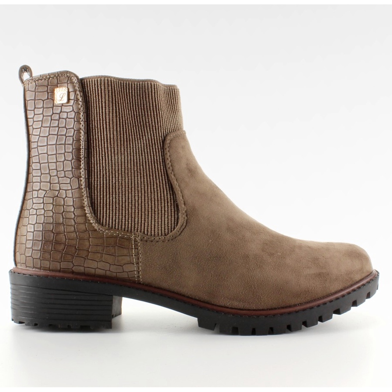 Botas Jodhpur em sola sólida M247 Khaki cáqui