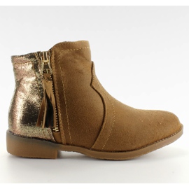 Botas botas de lixo K1647301 camelo marrom