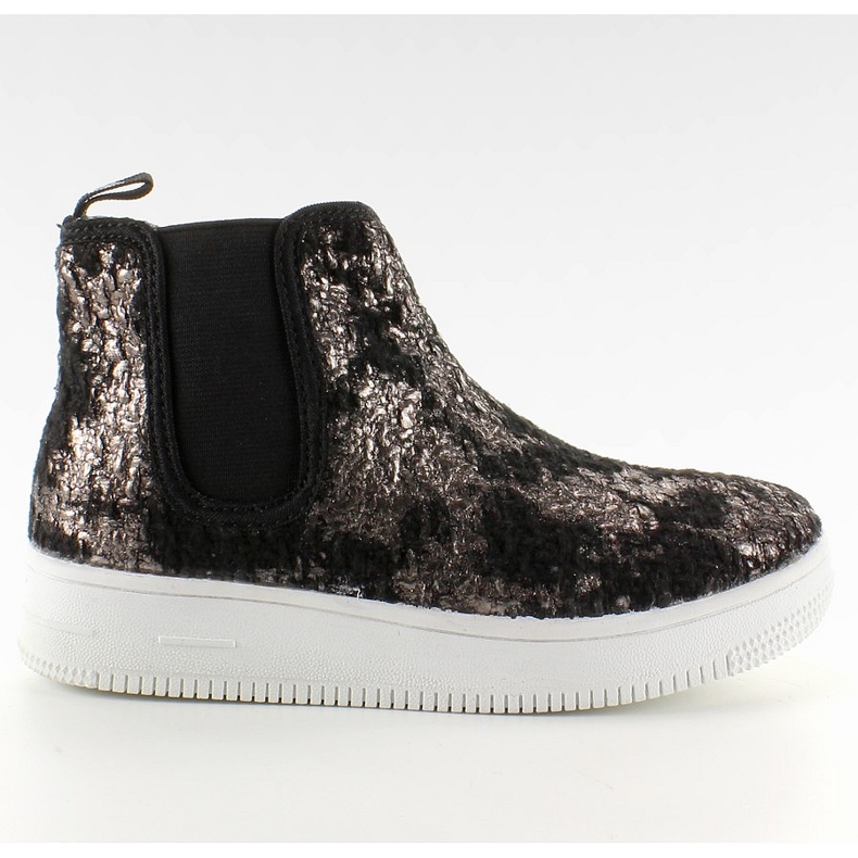 Jodhpur infantil botas sola plomo preto