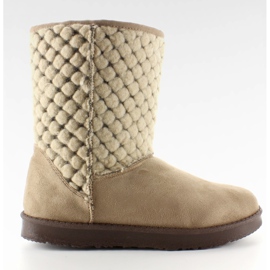 Emulsões femininas com feltro Taupe superior marrom