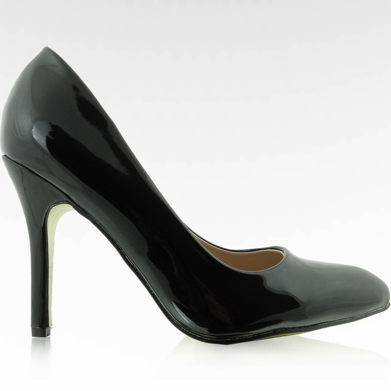 Sapatos de salto alto de ouro clássico 200-106 preto