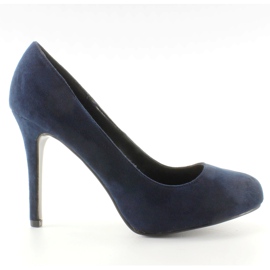 Biqueira Redonda de Camurça 1738-1 Azul azul marinho