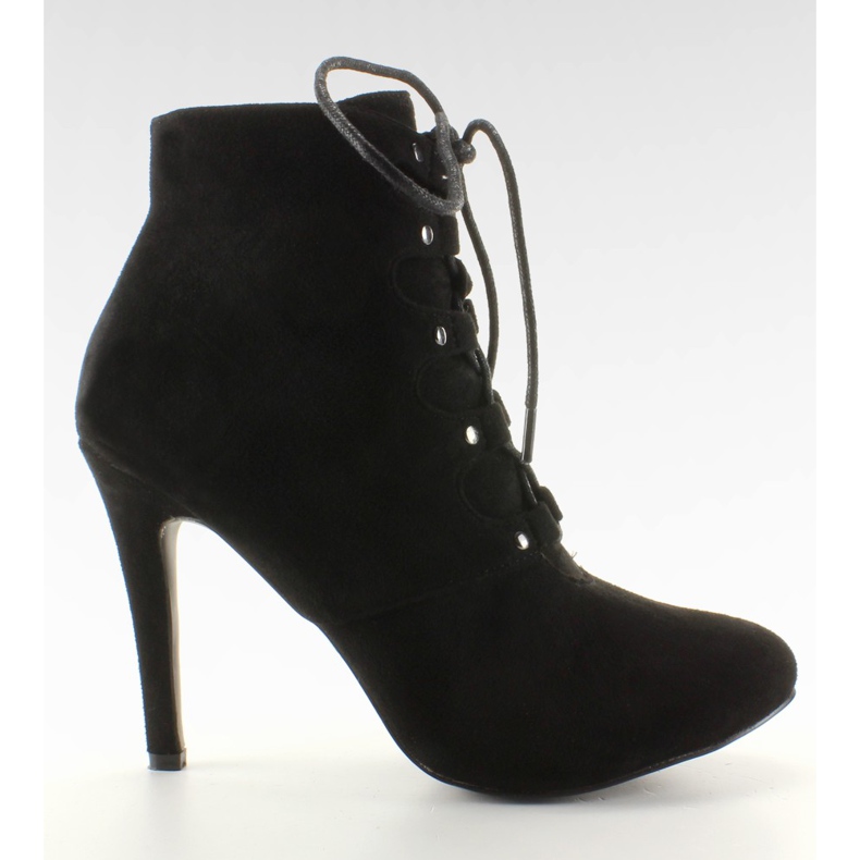 Saltos altos com cordões H253 Preto Saltos altos com cordões H253 Preto